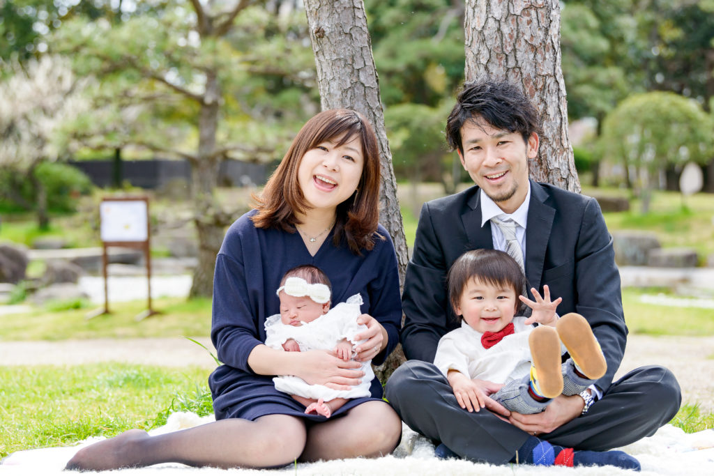 お宮参り撮影!!住吉大社近くの住吉公園でロケーションフォトのサムネイル